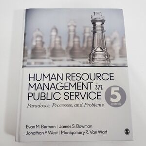 Human Resource Management Public Service 5th Edition Social Sciences Hardcover